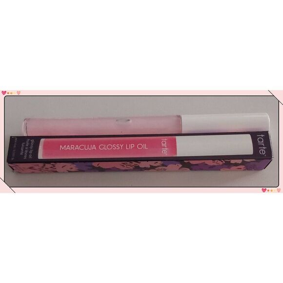 BNIB~Tarte Cosmetics Marajuca Glossy Lip Oil in Sheer Pink - Picture 1 of 1